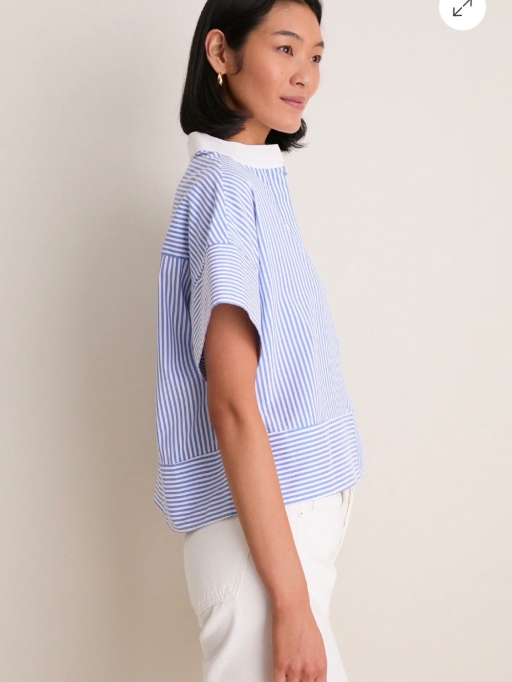 Tuckernuck - Blue Stripe Sofia Shirt - Picture 4 of 5